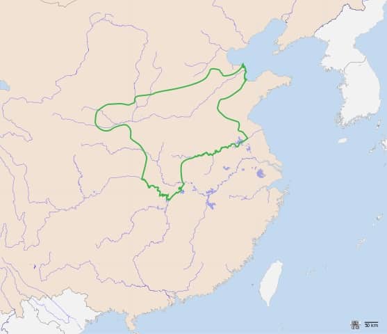 Territoire de la dynastie Shang