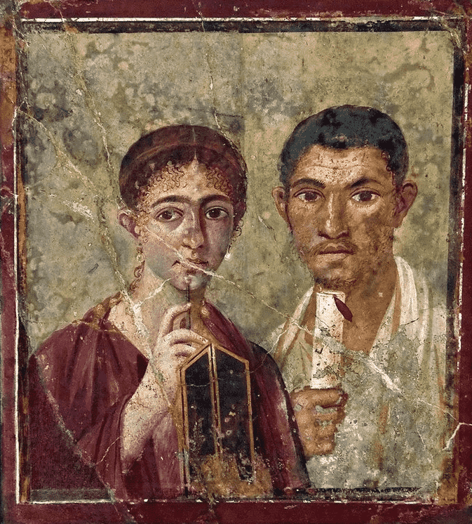 Fresque retrouvée à Pompei