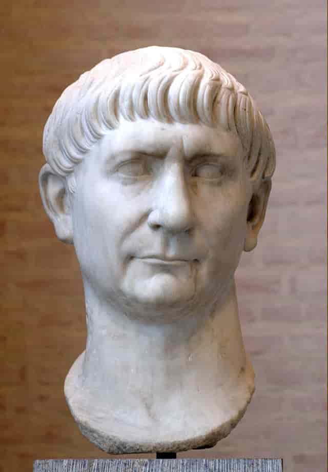 Représentation de l'empereur romain Trajan