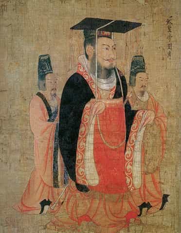 L'empereur Guangwu de la dynastie des Han orientaux