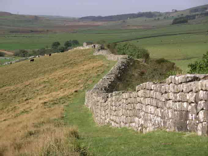 Mur d'Hadrien en Grande-Bretagne
